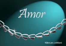 Amor - řetízek stříbřený